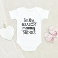 thumbnail image 2 of Newbabywishes - Funny I'm Reasons Mom Drinks Baby Clothes for Boys and Girls - Cute Baby Clothing, 2 of 4