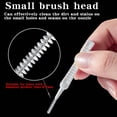thumbnail image 7 of Brush Set for Drain Cleaning, Flexible Long Handle Shower Hole Unclogger with Crevice Brush Head, Faucet Crevice Cleaning Tool for Sink Tile Grout, Flexible Long Handle, 7 of 7