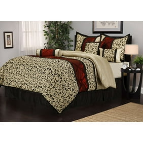 Discontinued Vcny Danielle 8 Piece Black And White Damask