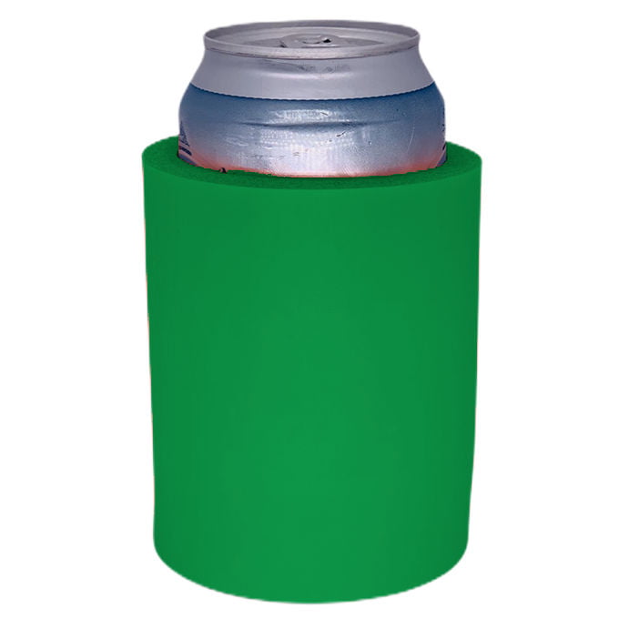 12 Blank Premium Beverage Insulators/Can Coolers-Kelly Green 
