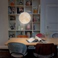 thumbnail image 3 of 3D Moon Chandelier-Moon Ceiling Chandelier Moon Ceiling Light Planet Pendant Light Fixture Moon Restaurant Bar Home Children's Room LED Chandelier(Bul, 3 of 5