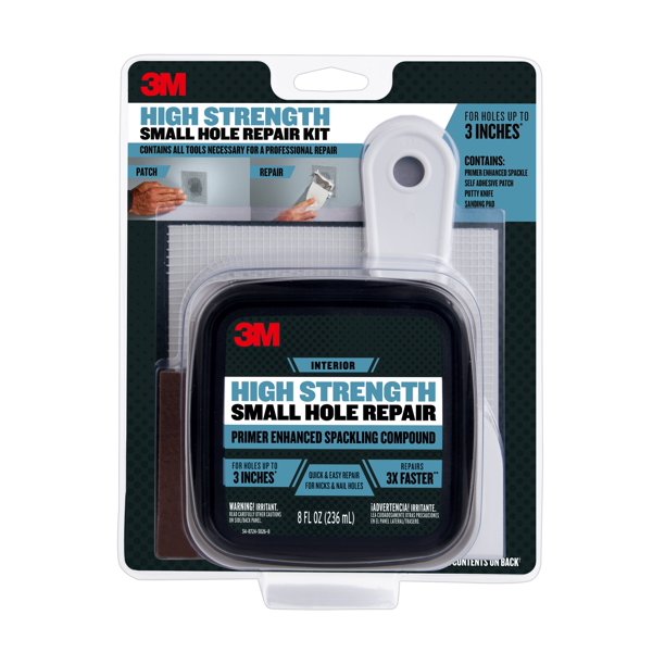3M High Strength Small Hole Repair Kit, 8 fl oz