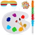thumbnail image 1 of Paleta artística Piñata Lewtemi, 40 x 30,5 cm, con palitos y confeti, 1 of 7