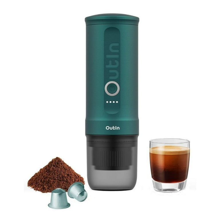 outin nano エスプレッソマシン　アウトドア OutIn Nano Portable Electric Espresso Machine (Outin Teal), OTEM