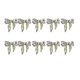 thumbnail image 1 of 10Pcs 3D Nail Decors Rust-proof Multipurpose Long Lasting Great Metal Bow-Knot Ornament Manicure Designs Supplies, 1 of 5