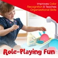Pretend Play Sink Set Pretend Kitchen Sink and Dishwashing Playset