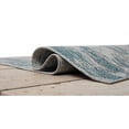 thumbnail image 4 of HR Waterproof Abstract Outdoor Rug - Stain and Fade-Resistant - Gray/Blue/Multicolor, 4 of 5