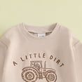 thumbnail image 5 of TOWED22 Toddler Baby Boy Fall Clothes Contrast Color Sweatshirt Pants Sets Infant Winter Outfits Size:3-4 Y,Color:Beige, 5 of 6