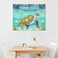 thumbnail image 2 of Bathroom Picture Wall Decor, Framed Wisdom Green Canvas Art Motivational Artwork for Home Bathroom Wall Art,, 2 of 4