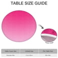 thumbnail image 6 of Pink Gradient Leopard Print Round Fitted Tablecloth with Elastic Edge,Dining Table Cover Waterproof,Outdoor Round Tablecloth for Camping,Dining,Indoor and Outdoor, 6 of 7
