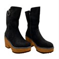 thumbnail image 2 of Botas de gamuza negra para mujer, 2 of 4