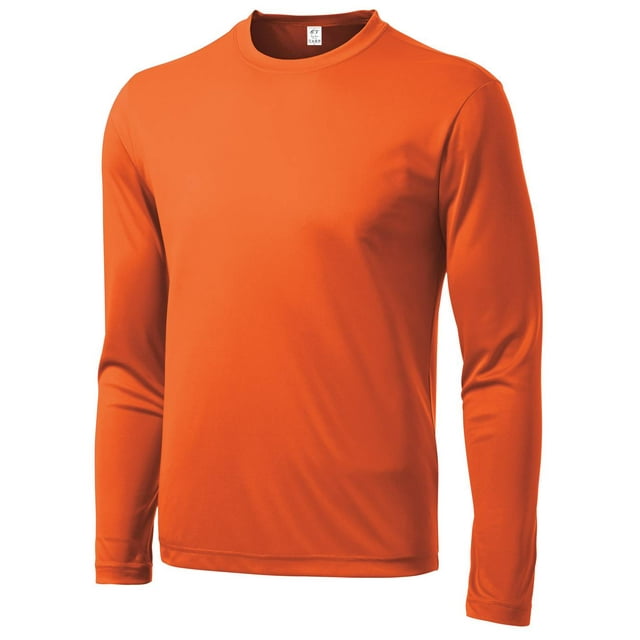 Gravity Threads Chandail Athlétique à Manches Longues à Évacuation de l'Humidité - Orange Foncé - 3TG
