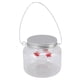 thumbnail image 5 of Comedero para pájaros colgante 475 ml Diseño único de flores rojas 3 puertos de alimentación Apertura amplia Comedero para pájaros de fácil llenado, 5 of 8