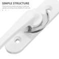 thumbnail image 3 of Crescent Window Lock for Home Use Enhancing Safety and Privacy with Aluminum Alloy White Color, 3 of 6