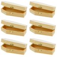 thumbnail image 1 of Juego de 6 ataúdes de madera Creative Hobbies de 15 x 8 x 4 cm, 1 of 5
