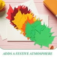 thumbnail image 2 of 50Pcs Fall Maple Leaf Decoration Maple Leaf Shape Multi Colored For Bulletin Board And Wall Decoration, 2 of 9