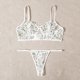 thumbnail image 5 of Gibobby Lencería sexy para mujer Conjunto de Lenceria Erotica para Mujer de Encaje Sensual, Ropa Interior Sexy Mujer, Conjunto de Interior de Encaje(Blanco, G), 5 of 5