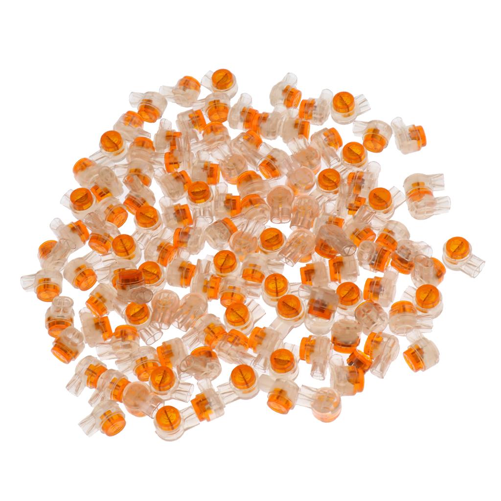 50 Pack Dexgreen 8A 2-Wire Telephone Jelly Crimps – BT Virgin Teleco Connector Joiners, Genuine & Sealed