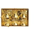 thumbnail image 1 of Gibobby Colgante de campana de plástico para decoración de árbol de Navidad, colgante pequeño, campana de plástico dorado como colgante, adornos navideños(GD3), 1 of 5