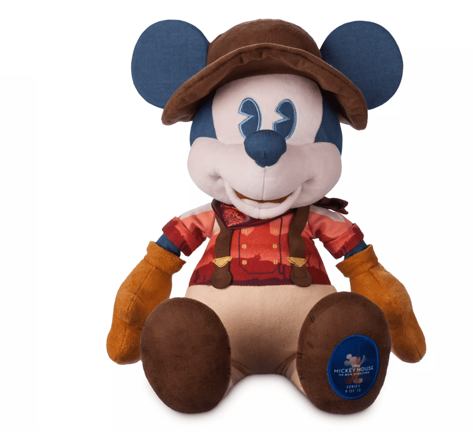 Disney 50th Mickey The Main Attraction Big Thunder Mountain Railroad Plush  New