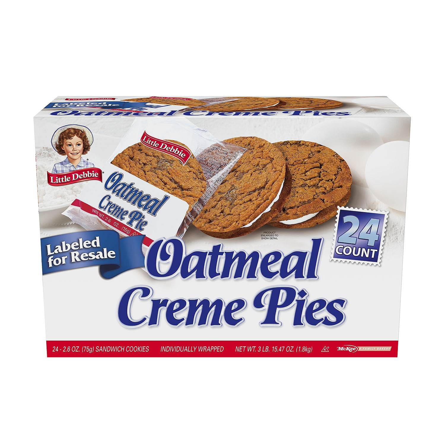 Snack Cakes, Little Debbie Club Pack Oatmeal Creme Pies