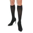 thumbnail image 4 of MeMoi Women's Microfiber Opaque 60 Denier Knee Highs - Womens - Female, Q, Black, 4 of 9