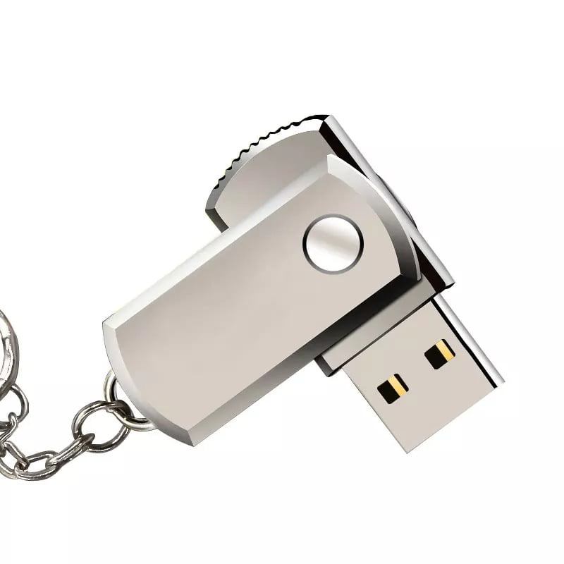 Portable USB Flash Drive Mini Metal Key Chain U Disk Storage Drive - Main Image