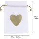 thumbnail image 3 of 20 bolsas de regalo con forma de corazón pequeñas, bolsas de arpillera de yute, bolsas para joyas, bolsas para dulces, 11 kaili Sencillez, 3 of 5
