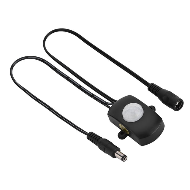 PIR Motion Sensor IR Motion Detector Light Sensor with 120 Degree Detection Angle 5-7m Range for LED Strips Security Lighting