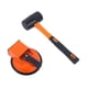 thumbnail image 2 of Herramienta para reparar huecos de suelo con mazo, herramienta para suelos de madera con ventosa para instalación en salas de estar, cocinas y dormito Naranja, 2 of 9