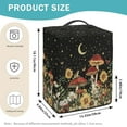 thumbnail image 6 of ZIATUBLES Ice Cream Machine Cover Stain Resistant Kitchen Appliance Protector with Front Pockets Countertop Decorative Accessories, 15.35" x 9.84" x 18.11", Mushroom Flower Moon Star, 6 of 6