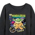 thumbnail image 3 of Star Wars - The Mandalorian Grogu Comic Cover  - Wo Men's French Terry Long Sleeve Pullover, 3 of 5