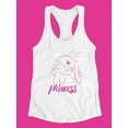 thumbnail image 3 of Princess Cute Bunny Design Tank Women -Image by Shutterstock, Female Large, 3 of 4