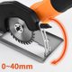 thumbnail image 2 of OWSOO Cabezal de conversión para amoladora angular, ajustable de 0 a 45°, profundidad de corte de 0 a 40 mm, soporte de posicionamiento para máquina de corte, 2 of 8