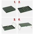 thumbnail image 6 of Outdoor Folding Table Portable Lightweight Desk Aluminum Alloy Camping Table for Traveling, Barbecue, Beachs, 6 of 8