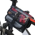 thumbnail image 3 of LJNYFDC Riding Equipment Bag Reflective Bike Handlebar Bag Large Capacity Front Frame Bag with Buckles for Night Riding, 3 of 5