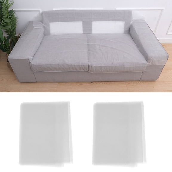 Gymnture 2-Pack Disposable Single Bed Sheets Non-Woven Fabric Soft Comfortable Travel Bedding White