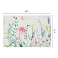 thumbnail image 6 of Farmhouse Placemats Set of 6 Linen Placemats for Dining Table Decor Indoor Outdoor Washable Floral Kitchen Table Mat Floral 17.7*11.8inch, 6 of 6