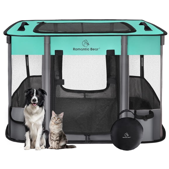 Parque infantil para perros ROMANTIC BEAR plegable resistente al agua M