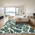 thumbnail image 3 of ODIKA 6'x9' Machine Washable Non-Slip Area Rug, Modern Mint Green High Traffic Rug, Green, 959445, 3 of 7