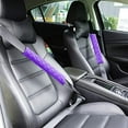 thumbnail image 5 of 4 Pack Seat Belt Cover Extra Long Seat Belt Pads for Car Soft Comfort Shoulder Strap Covers Harness Pads Helps Protect Your Neck and Shoulder(10.6 Inch,Purple), 5 of 12