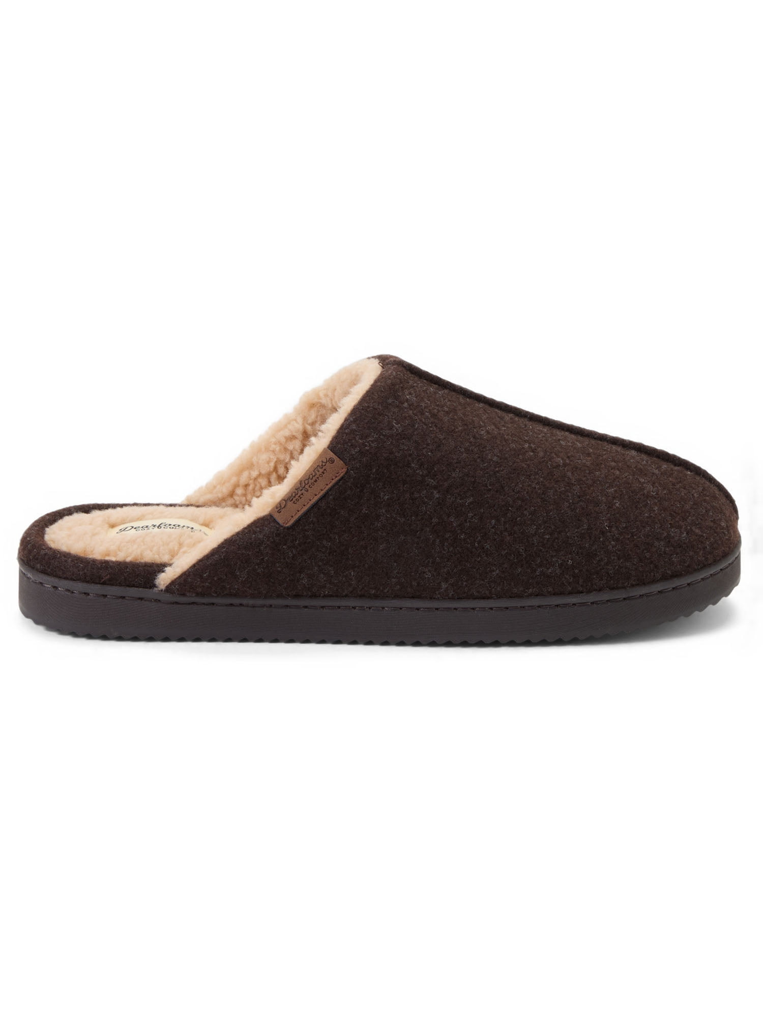 Dearfoams Cozy Comfort Men's Jeremiah Scuff Slippers Sizes 7-14
