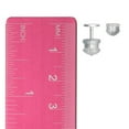 thumbnail image 3 of Hypoallergenic Clear Plastic Post Earrings (Blanks), 3 of 3
