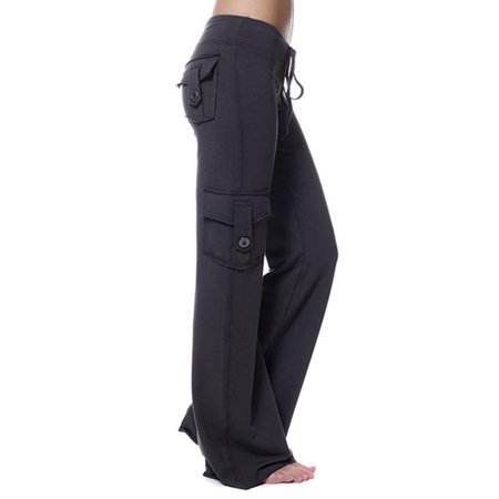 Womens Plus Size Sweatpants Lounge Yoga Pants with Pockets Casual High