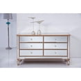 thumbnail image 3 of 6 Drawers Cabinet 60 in. x 20 in. x 34 in. in Gold paint, 3 of 13