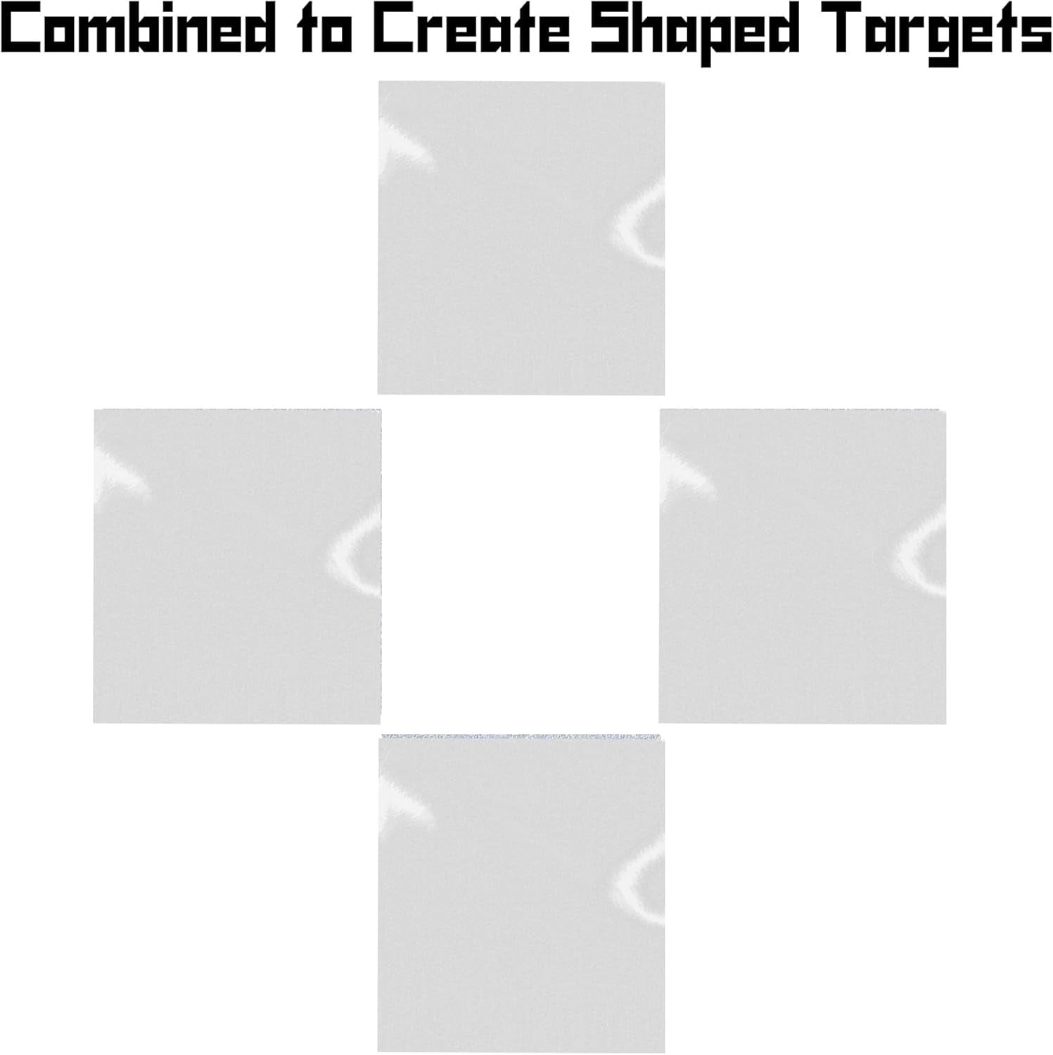 InternalEnergy - Night Vision Zeroing Targets - 30 Pack - Night Vision Range Targets for Shooting Rifle - Extra-Bright Squares