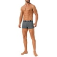 thumbnail image 2 of INSPIRAR CHIC Día del Padre Ropa Interior Boxer Breve para Hombre Ligera de Pierna Corta Stretch 28 Gris Oscuro, 2 of 6
