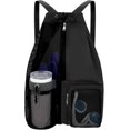 thumbnail image 1 of xianyou-YUHAN PRETTY Beach Backpack with Wet Pocket Drawstring Mesh Beach Bag Waterproof Swimming Pool Backpack for Men and Women, 1 of 4
