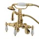 thumbnail image 1 of Grifo para bañera con forma de garra Kingston Brass, latón pulido vintage, 1 of 2