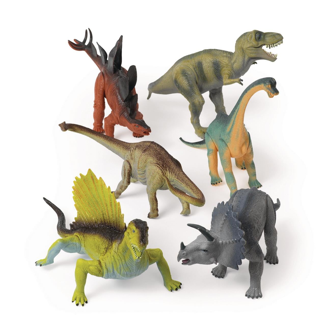 Jumbo Assorted Dinosaurs Set of 6 (Item BIGDINOS)